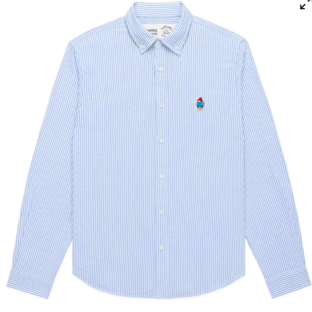 Rowing Blazers Light Blue Striped Paddington Shirt